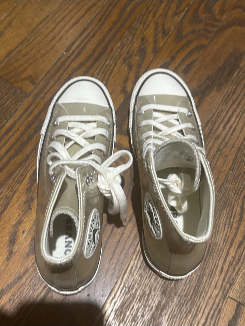 Converse 7 High Top Sneakers - Champagne& White - Picture 3 of 5